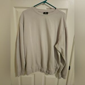 H&M LARGE CREAM SWEATSHIRT